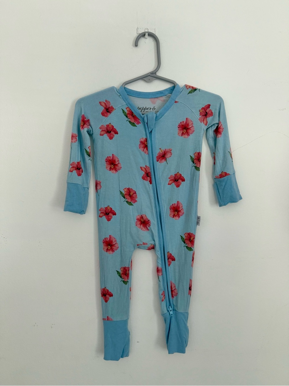 Pepper & Wolfe Floral Bamboo Zippy
